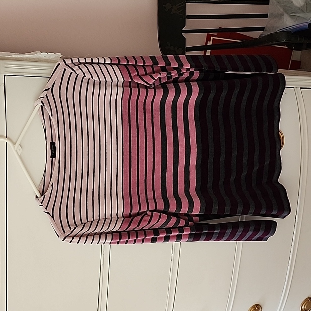 Talbots velour, tunic length top